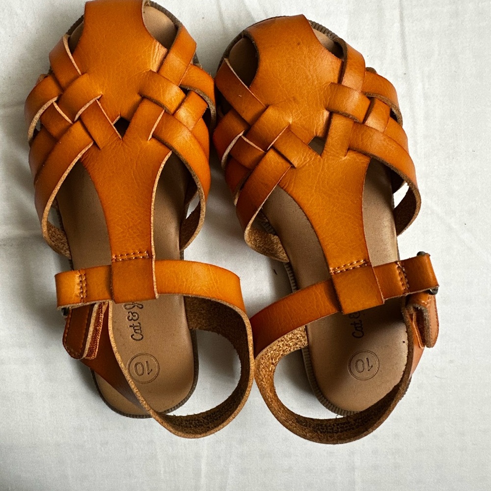 Girls Ellla Brown Summer Sandals